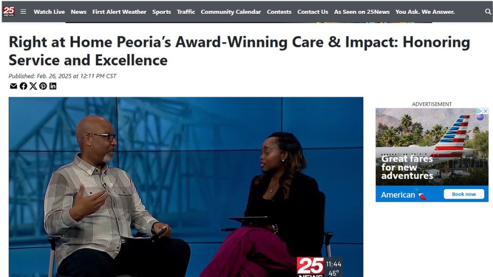 Right at Home Peoria's Award-Winning Care & Impact: Honoring Service and Excellence